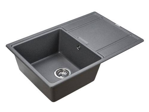 Кухонная мойка Paulmark FLUGEN 50-780 PM217850-DG 80х50 цвет серый - фото 2